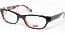 Levi&#39;s LS2025 1007 Black /RED Eyeglasses Glasses Plastic Frame 49-18-135mm - £46.72 GBP
