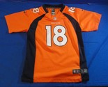 NIKE ON FIELD NFL DENVER BRONCOS #18 MANNING FOOTBALL JERSEY SHIRT YOUTH... - £22.07 GBP