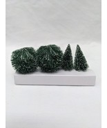 Lot Of (4) Department 56 Tree RPG Dnd Christmas Village Terrain Scenery 2&quot; - $200.49 MXN