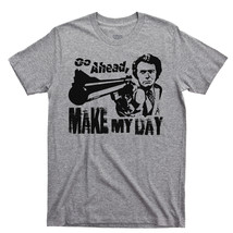 Clint Eastwood T Shirt, Make My Day Dirty Harry Movies Unisex Cotton Tee Shirt - £11.21 GBP