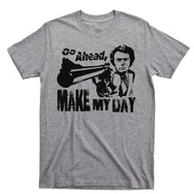 Clint Eastwood T Shirt, Make My Day Dirty Harry Movies Unisex Cotton Tee... - £11.15 GBP