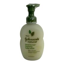 Johnson’s Natural Head-To-Toe Foaming Baby Wash Paraben and Dye Free 9 f... - $22.80