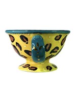 With Love Joanne Delomba Giraffe Print Two Handle Bowl Lotus Quaich 6.5”... - £36.65 GBP