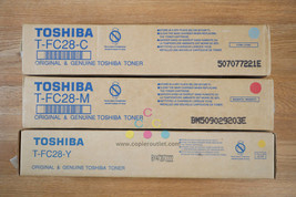 Genuine Toshiba T-FC28 CMY Toner Cartridge eSTUDIO 2330C/4520C Same Day ... - $133.65
