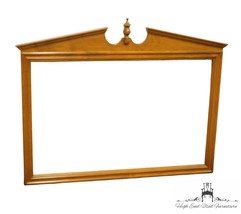 ETHAN ALLEN Heirloom Nutmeg Maple Colonial Style 50&quot; Pediment Dresser / ... - £245.95 GBP