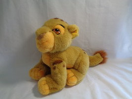 Disney Store Lion King Soft Simba Cub Plush Toy 8&quot; Long - £7.39 GBP