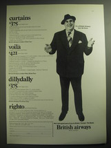 1974 British Airways Ad - It&#39;s a British Airways tour de force - £14.72 GBP