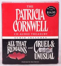 Patricia Cornwell CD Audio Treasury (2 books) All That Remains / Cruel &amp;... - $8.67
