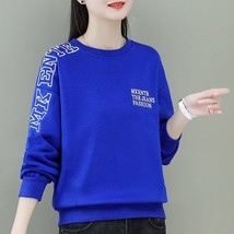 2022 Spring Autumn Sweatshirt Women Klein Blue Fashion Loose Sweatshirt New Fash - £70.90 GBP
