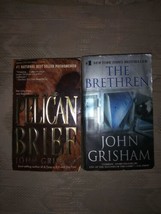 2 John Grisham Paperback Book Novel Brethren Pelican Brief Fiction Free Shipping - £7.03 GBP