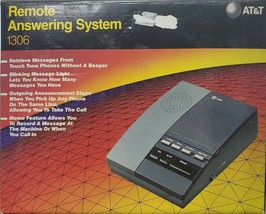 Vintage  AT&amp;T Answering Machine New Open Box remote answering system 1306 - £15.28 GBP