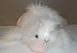 18" GANZ BROS 1988 Tipper Pink Fluffy Duck Plush Honking Nose Tap Dance - $40.37