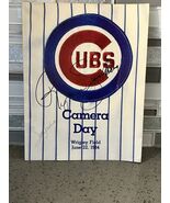 Ryne Sandberg 1984 Rookie Season Signed Cubs Camera Day Program Autograp... - $82.76 CAD
