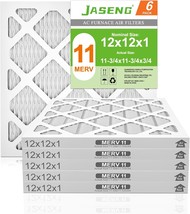 12X12X1 Furnace Air Filters 6 Pack,, Exact Dimensions: 11 3/4&quot;X 11 3/4&quot;X3/4&quot; - £34.70 GBP