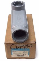 NIB CROUSE HINDS LB65MT 2&quot; LB COMBO FITTING SIZE: 2&quot; CONDUIT BODIES - $33.00