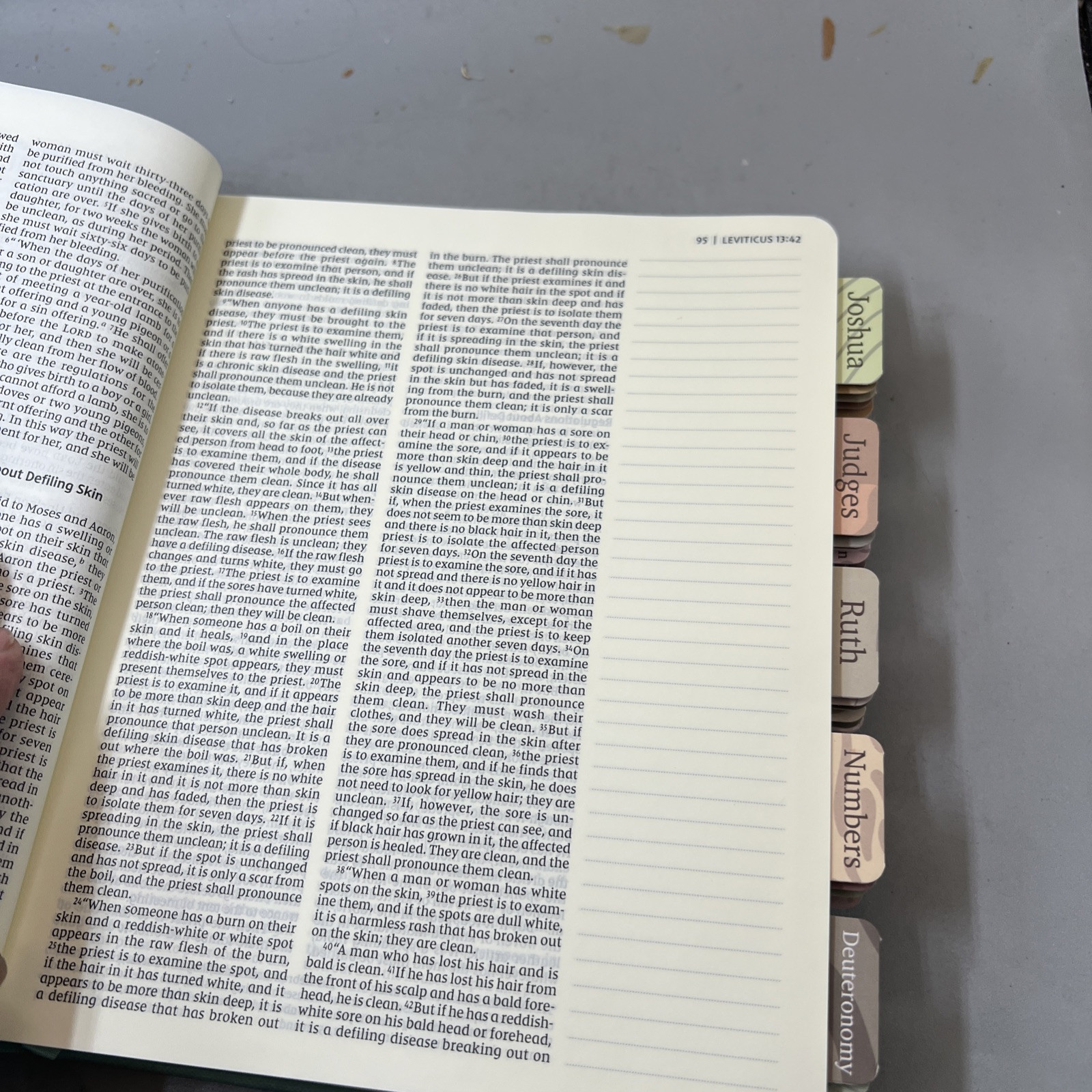NIV Journal the Word Bible, Double-Column, Cloth over Board, Red Letter Edition, Item image 12