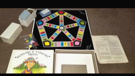 Complete In Box Hunting Fishing Trivia Board Game Made In Usa Vintage 1985 - £15.23 GBP