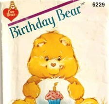 Care Bears Birthday Bear 1983 Stuffed Animal Pattern 6229 Butterick Vintage C50 - £31.46 GBP