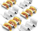 6 Taco Holder Stand Holds Up to 3 Tacos Each Upright Easy To Clean NEW - $30.66