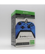 pdp gaming XBOBX ONE S X &amp; Windows Stealth Series Revenant Blue Wired Co... - $24.63