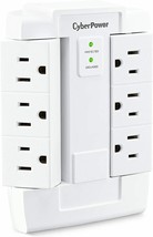 CyberPower - CSB600WS - 900 Joules Essential Wall Tap with 6-Outlet - White - $26.95