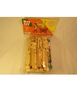 60 Piece Wood ROY TOY Fort Kit with 6 Color Paints  [Z168] - £7.49 GBP