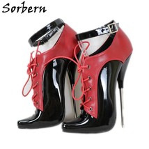 Ed match ballet pump shoe women stilettos metal high heels vegan pinup shoes customized thumb200