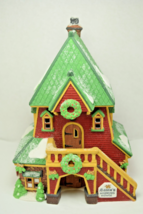 Dept 56 North Pole Series Santas Rooming House 56386 with Box and Light - $26.73