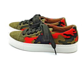Donald Pliner Christy Camo Lace Up Sneakers CAMO-RED / Size 6 - £21.71 GBP