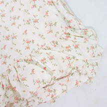 Ralph Lauren Casey Calico Floral Squires Path Ruffled Full/Double Flat Sheet - $62.00