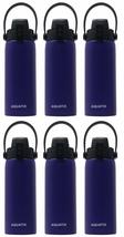 6-Pack (Purple) - Aquatix 21 Ounce Pure Stainless Steel Double Wall Insu... - £46.77 GBP