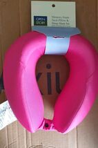 Open Story Memory Foam Silky Soft Support Travel Pillow for Neck - $7.99