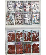 8 Paper Artsy Electic Rubber Stamp Sets Halloween Time Stars Birds Nice ... - $79.15