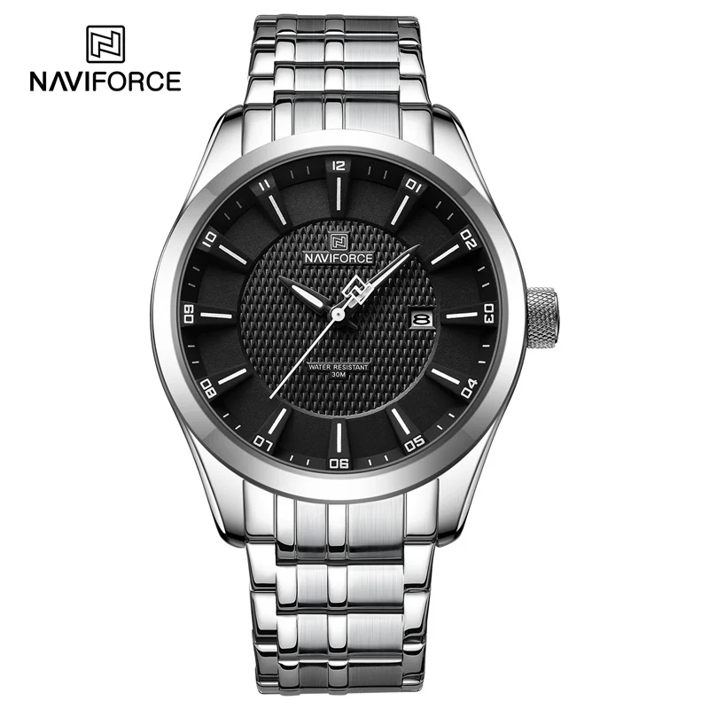  Simple Casual Men&#39;s Watch Waterproof High Quality Male Stainless Steel Band Qua - £26.29 GBP