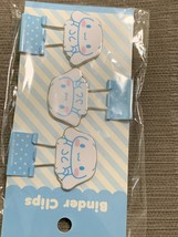 Sanrio Cinnamoroll Die-cut Binder Clips Set of 3 - €19,35 EUR