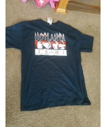 NEW NWT Men&#39;s Hotlanta Atlanta Braves Baseball Blue T-Shirt MLB Acuna  L... - $18.99