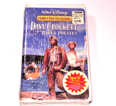 Davy Crockett and The River Pirates VHS Disney Clamshell New Sealed - £9.33 GBP
