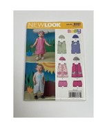 New Look Sewing Pattern 6061 Size A (nb-l) Baby Romper Dress Hat Bloomers - £4.67 GBP