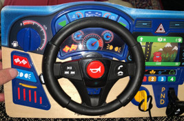 Melissa&amp;Doug Vroom&amp;Zoom Interactive Wooden Dashboard Pretend Driving Toy Ages 3+ - £46.45 GBP