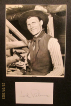 Jack Palance: (Shane) Orig,Autograph Vintage Card &amp; Photo (Classic Villian) - £477.11 GBP
