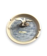 Otagiri White Seagull Ashtray Hand Painted Ceramic  Mint - $266.28 MXN