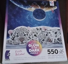 Ceaco 550 Piece Schimmel Glow In The Dark Puzzle Earth Blanket Sealed  - $14.85