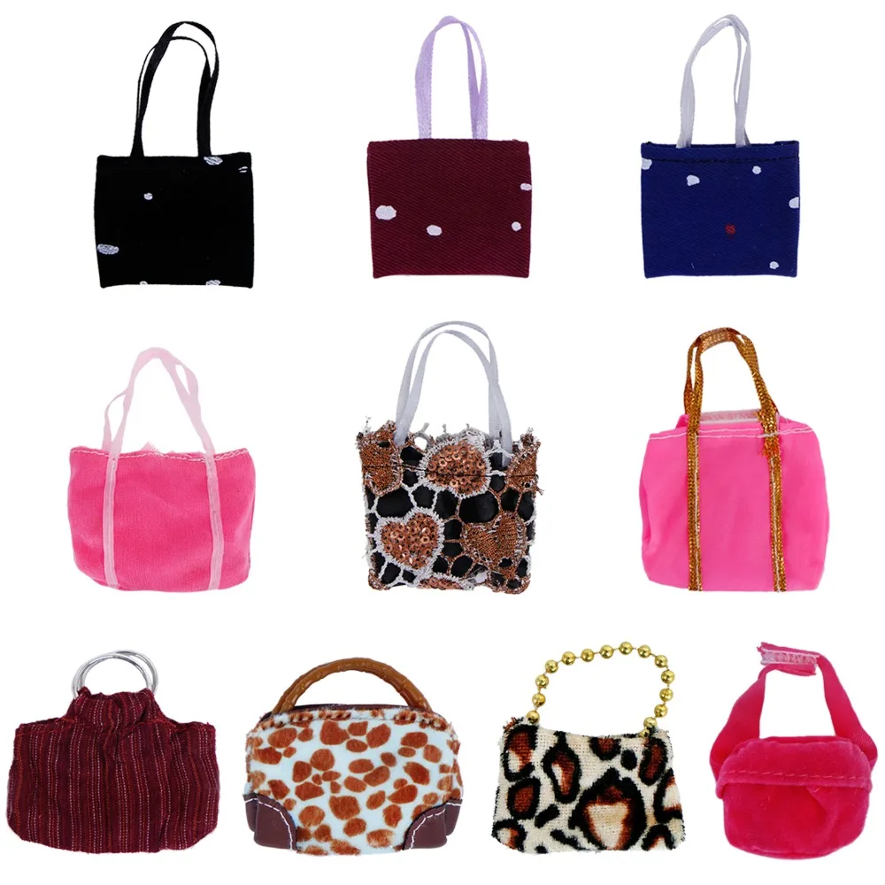 Randomly Pick 5 Pcs Handbag Mix Style Colorful Bag Fashion Modern Backpack - £6.22 GBP