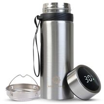 Aqua Gauge Stainless Steel Thermal Bottle 600mL Digital Temp Display Silver - $277.26 MXN Aqua Gauge Stainless Steel Thermal Bottle 600mL Digital Temp Display Silver - $277.26 MXN