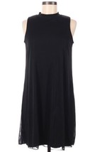 Annalee &amp; Hope Xl Dress New Years Eve Black Sheer Lined Sleeveless Mock Neck Usa - £11.74 GBP