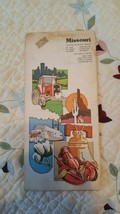 Vintage Map Of Missouri By Rand McNally - $4.89