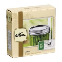 Kerr Ball 24 Wide Mouth Canning Mason Jar Lids 2 Boxes No Bands BPA Free... - $464.67 MXN