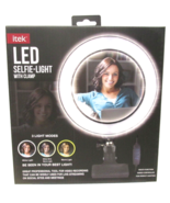 Itek LED Selfie Ring Light W/Phone Holder &amp; Flexible Gooseneck Arms - New - $18.21 CAD