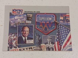 Super Bowl XXV (25) 1990 Pro Set Card #1 - £0.78 GBP