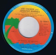 Joe Cocker Jennifer Warnes Up Where We Belong 45 rpm Sweet Lil Woman Cdn Press - £6.22 GBP